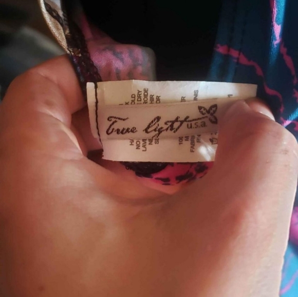 True Light Summer Dress Multicolored Size L NWT Never Worn - Picture 6 of 7